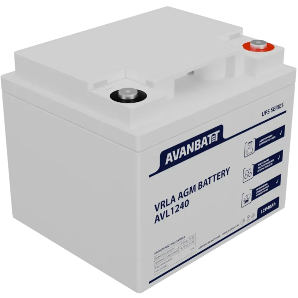 Аккумулятор AVANBATT AVL1240 (12В | 40Ач)