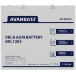 Аккумулятор AVANBATT AVL1255 (12В | 55Ач) — изображение 2