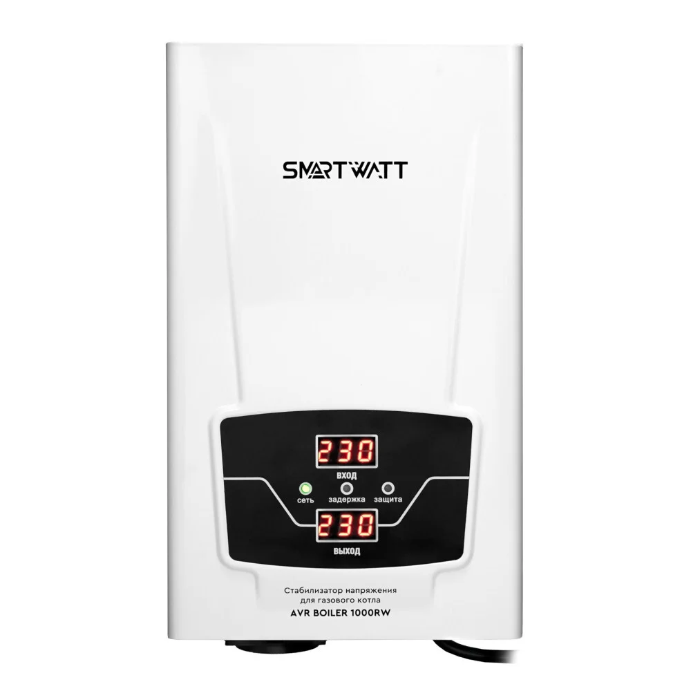 Стабилизатор напряжения для газового котла SMARTWATT AVR BOILER 1000 Вт Стабилизатор напряжения для газового котла SMARTWATT AVR BOILER 1000 Вт